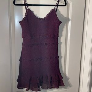 KARLIE mini Ruffle dress